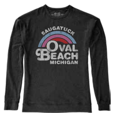 Wildcat Retro Brand W's Rainbow Oval Beach Sweatshirt