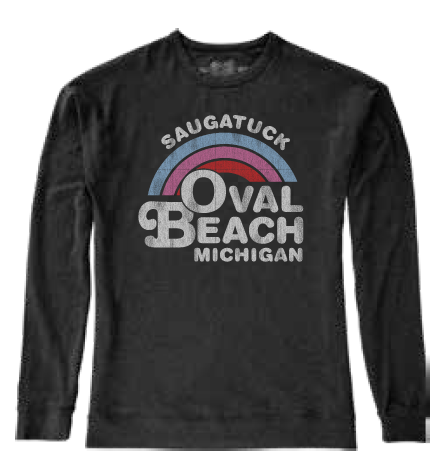 Wildcat Retro Brand Retro Brand W's Rainbow Oval Beach Sweatshirt