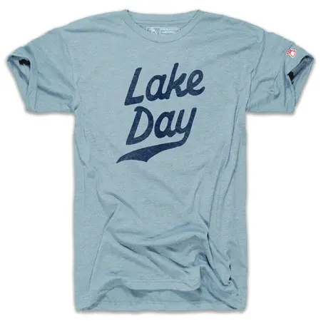 The Mitten State TMS Lake Day Script Tee