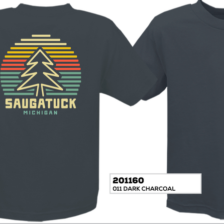 Artisans Artisans Striped Tree Saugatuck Tee