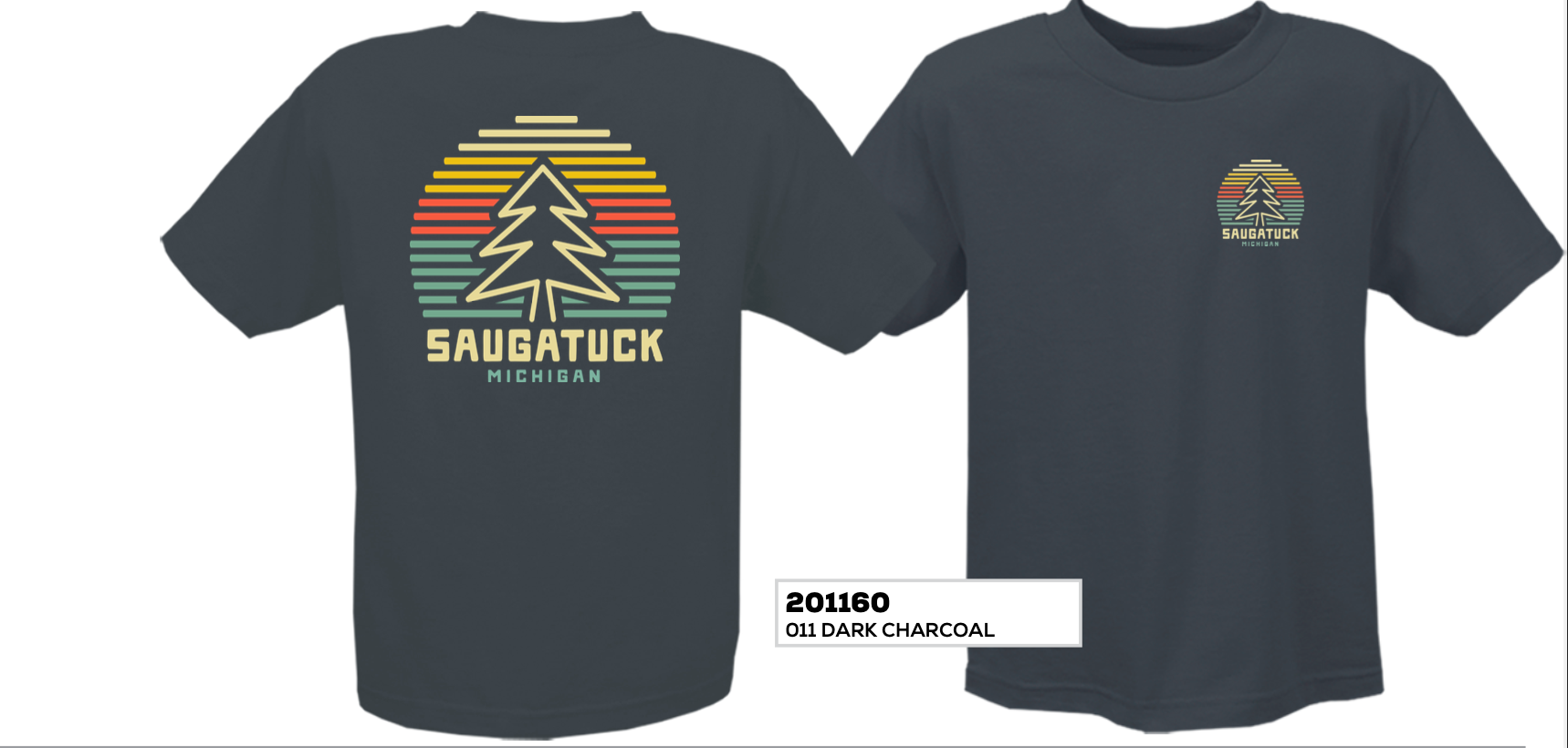 Artisans Artisans Striped Tree Saugatuck Tee