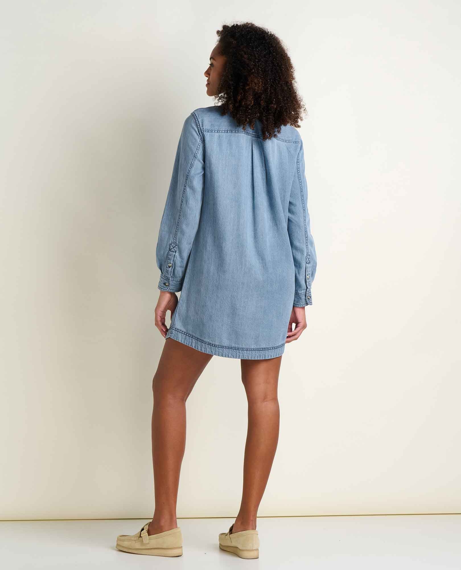Toad & Co Toad & Co W's Piñon Soft Denim Popover Dress