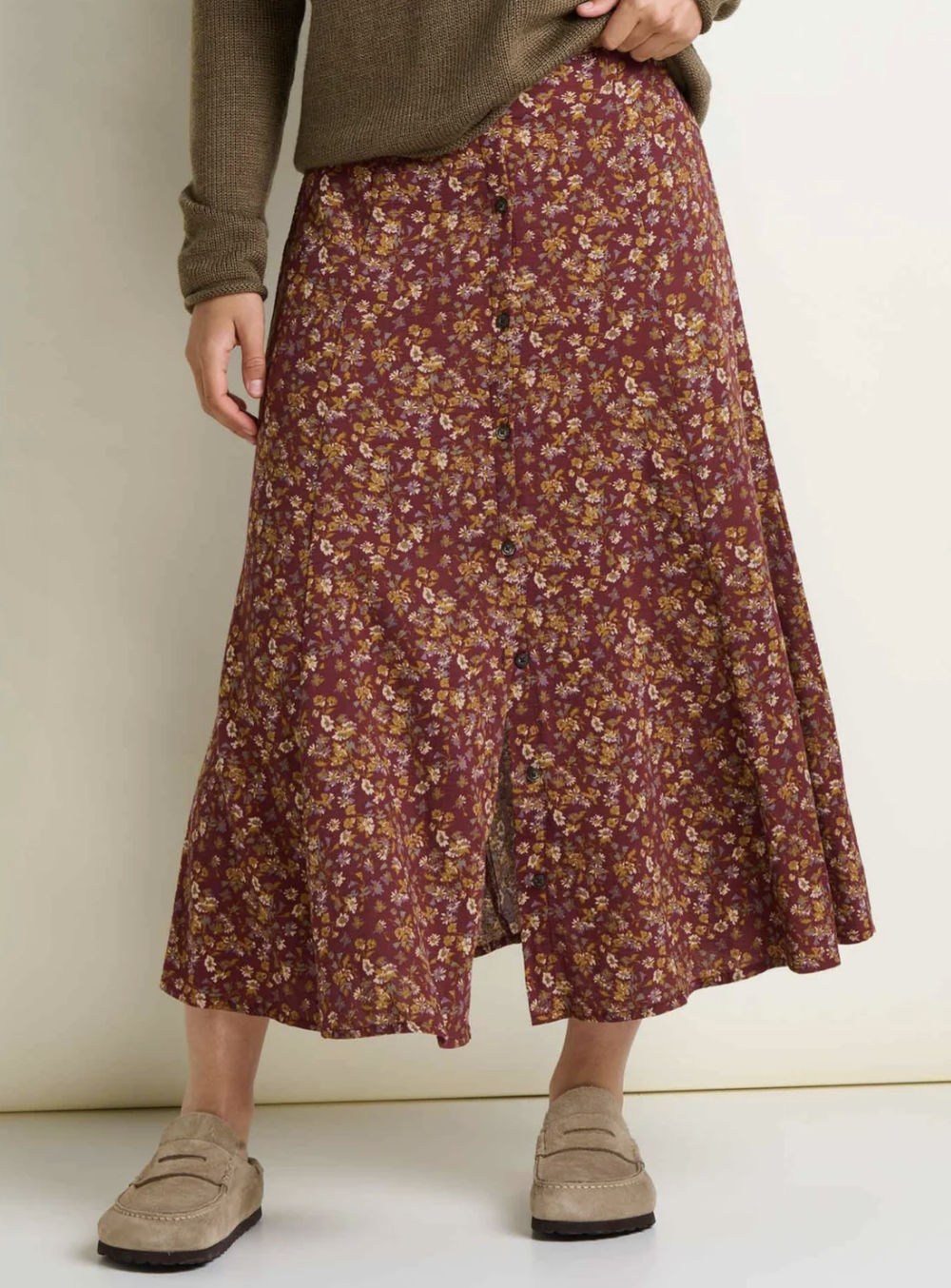 Toad & Co W's Manzana Paneled Midi Skirt