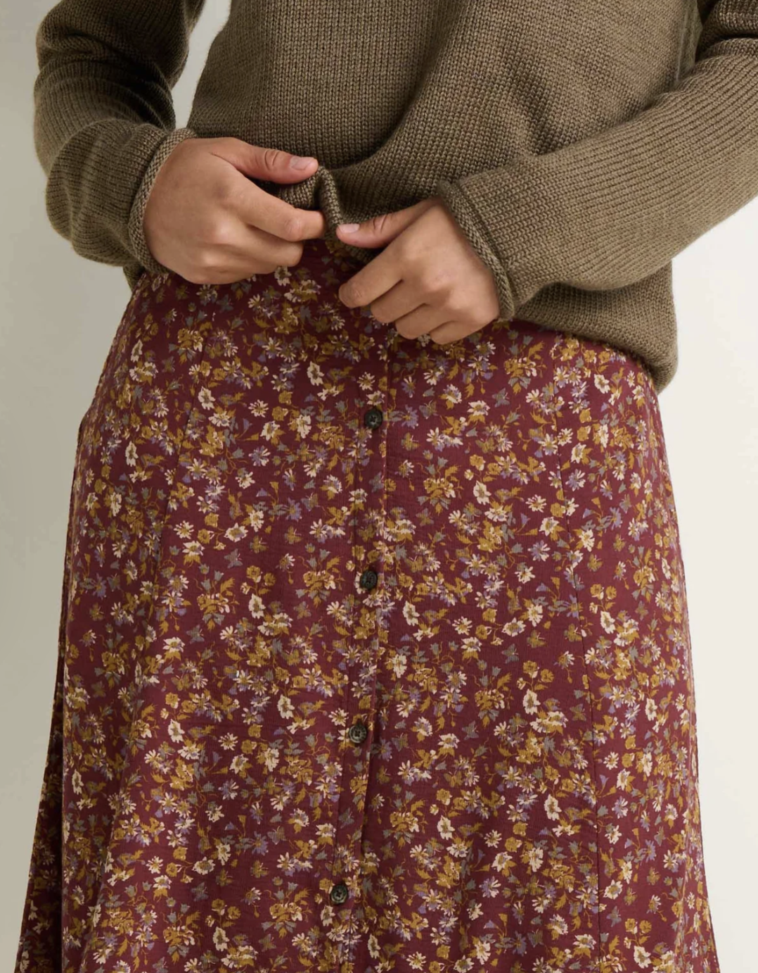 Toad & Co W's Manzana Paneled Midi Skirt