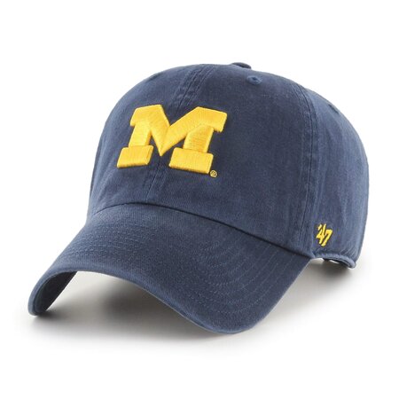 47 Brand 47 Brand Mich Wolverines 47 Clean Up Navy