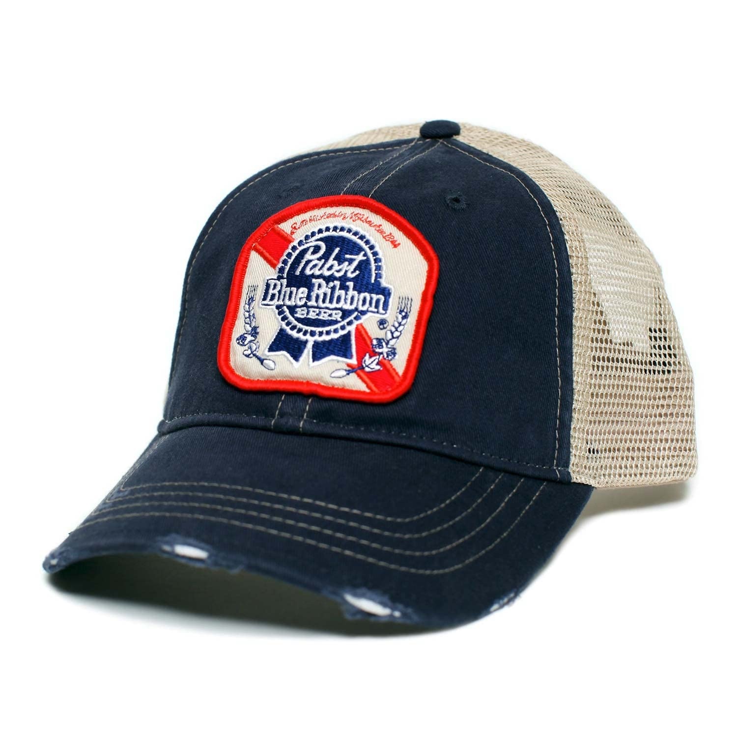 Wildcat Retro Brand Retro Brands PBR Trucker Hat Navy