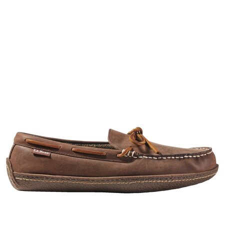 L.L. Bean L.L. Bean M's Hand Sewn Slipper Flannel-Lined