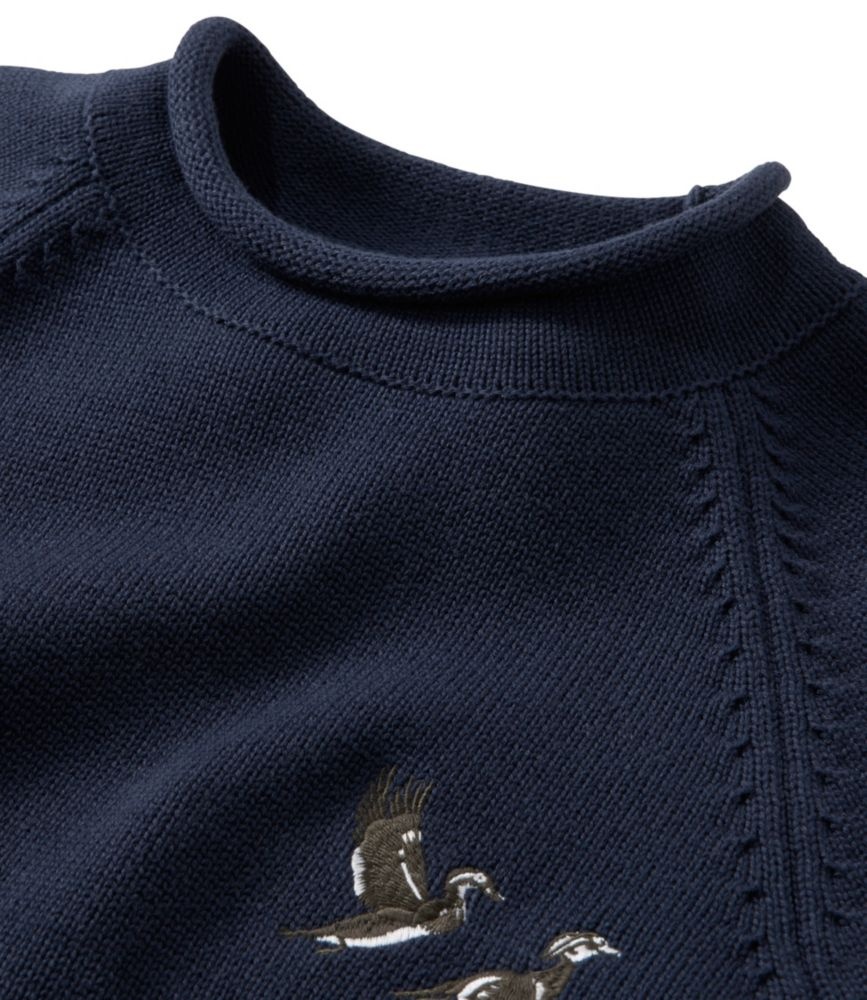 L.L. Bean L.L. Bean M's Double L Rollneck Sweater Novelty