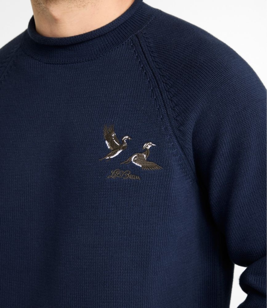 L.L. Bean L.L. Bean M's Double L Rollneck Sweater Novelty