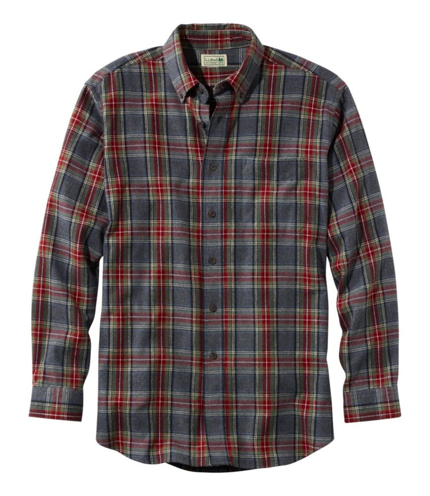 L.L. Bean L.L. Bean M's LS Scotch Plaid Flannel Shirt