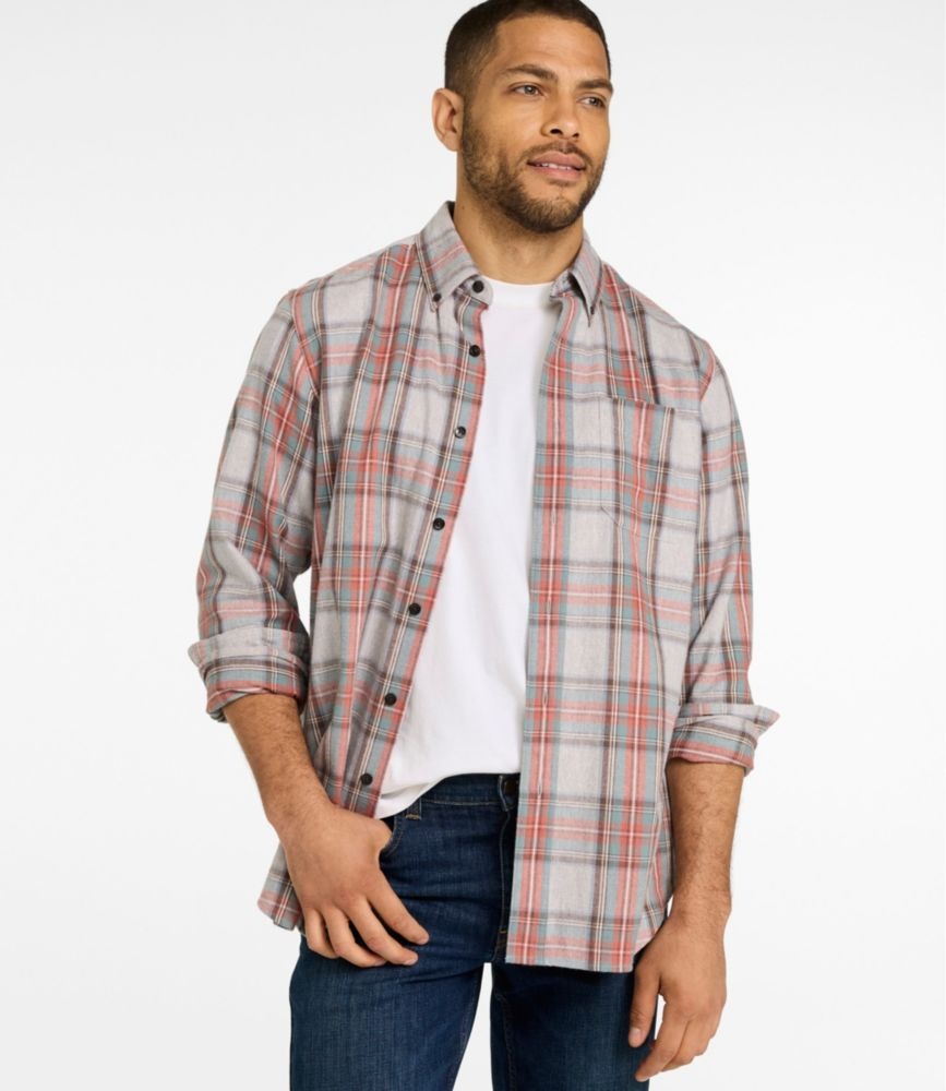 L.L. Bean L.L. Bean M's LS Scotch Plaid Flannel Shirt