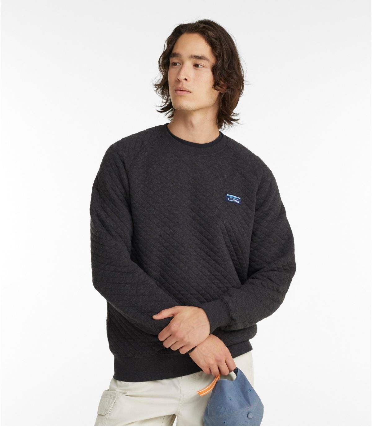L.L. Bean L.L. Bean M's Quilted Crewneck