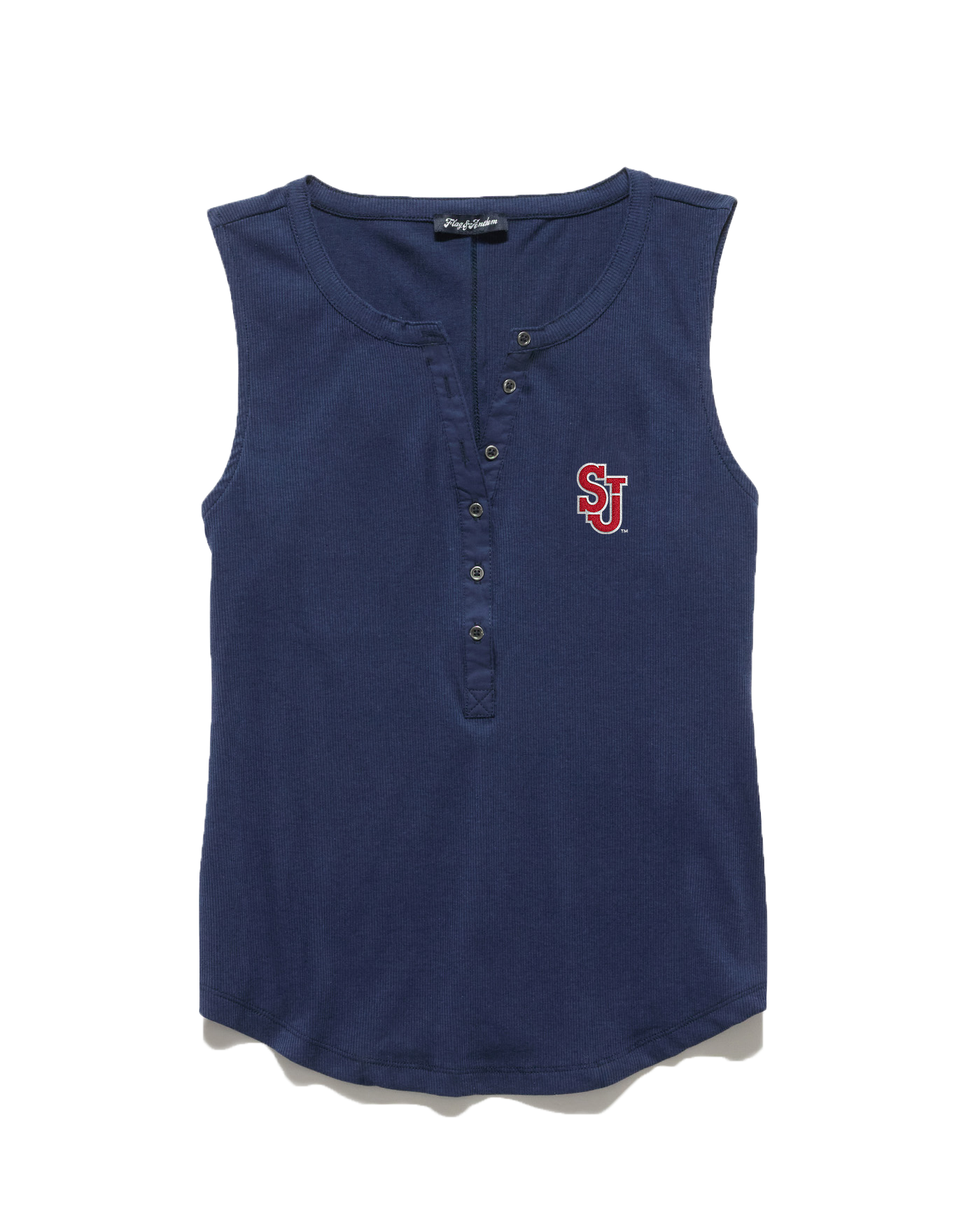 Flag & Anthem Flag & Anthem W's Denning Henley Tank Top Navy XL (S26)