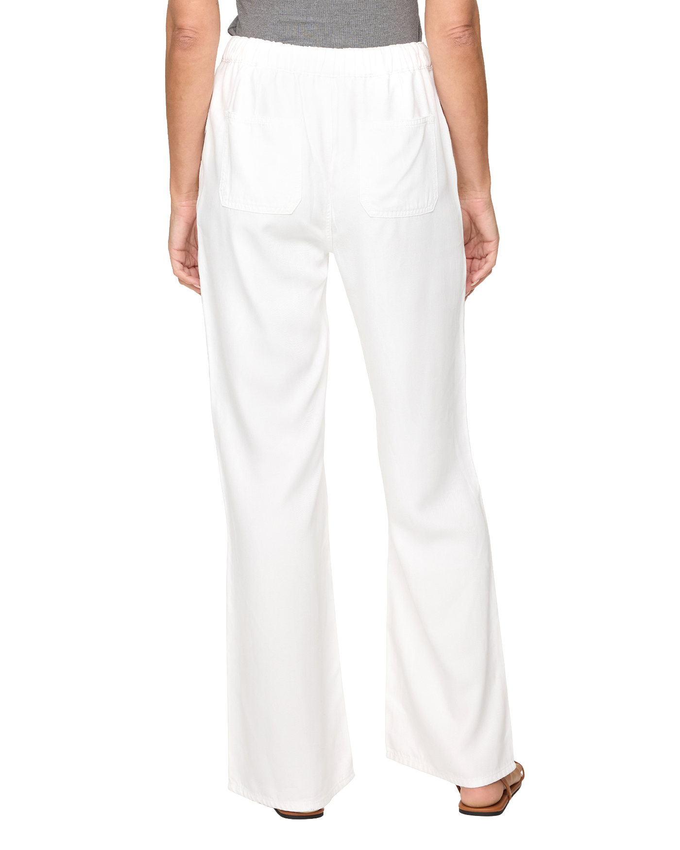 Flag & Anthem Flag & Anthem W's Bluffton Wide Leg Pull On Pant White L (S26)