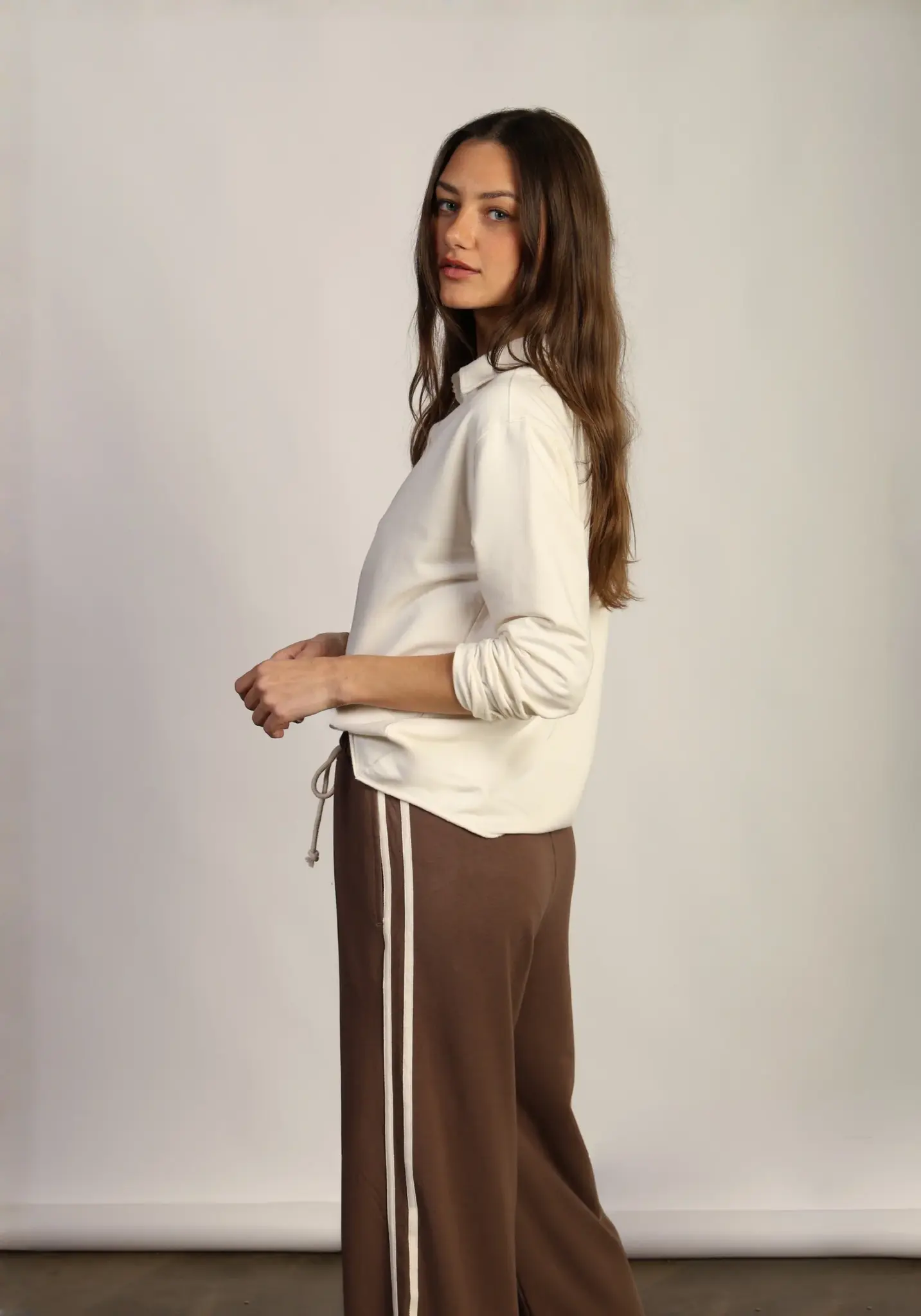 Dylan W's Wide Leg Pant w/Side Stripes