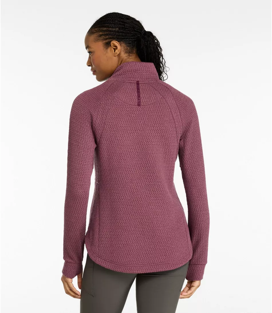 L.L. Bean W's Ridgeknit Crossneck Pullover
