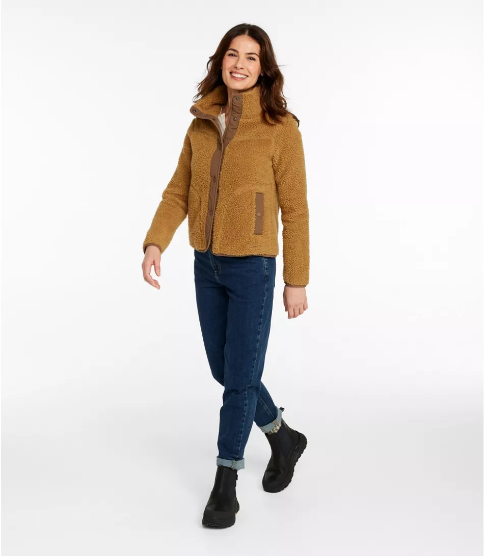 L.L. Bean W's Sherpa Fleece Jacket