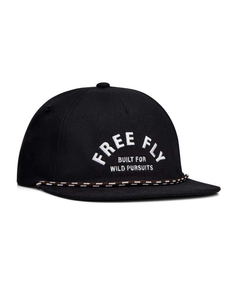 Free Fly FreeFly Gear & Goods Flat Brim Hat Black OS