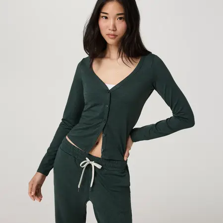 Vuori W's L/S Halo V-Neck Cardigan