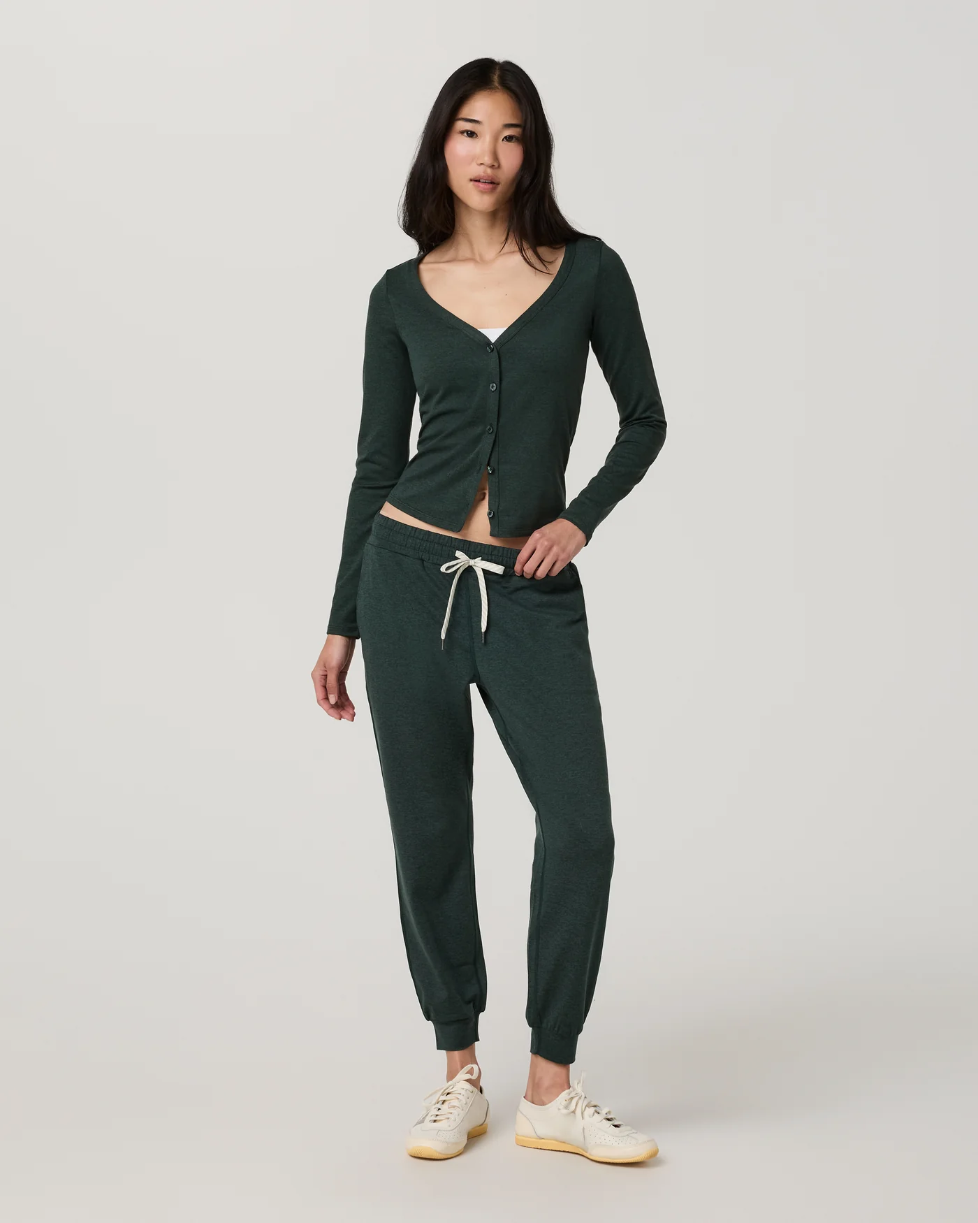 Vuori W's L/S Halo V-Neck Cardigan