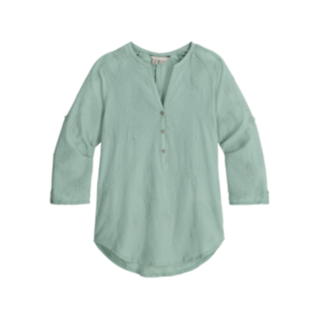 Royal Robbins Royal Robbins W's Oasis Tunic II 3/4 Sleeve Sage Leaf XL (S26)