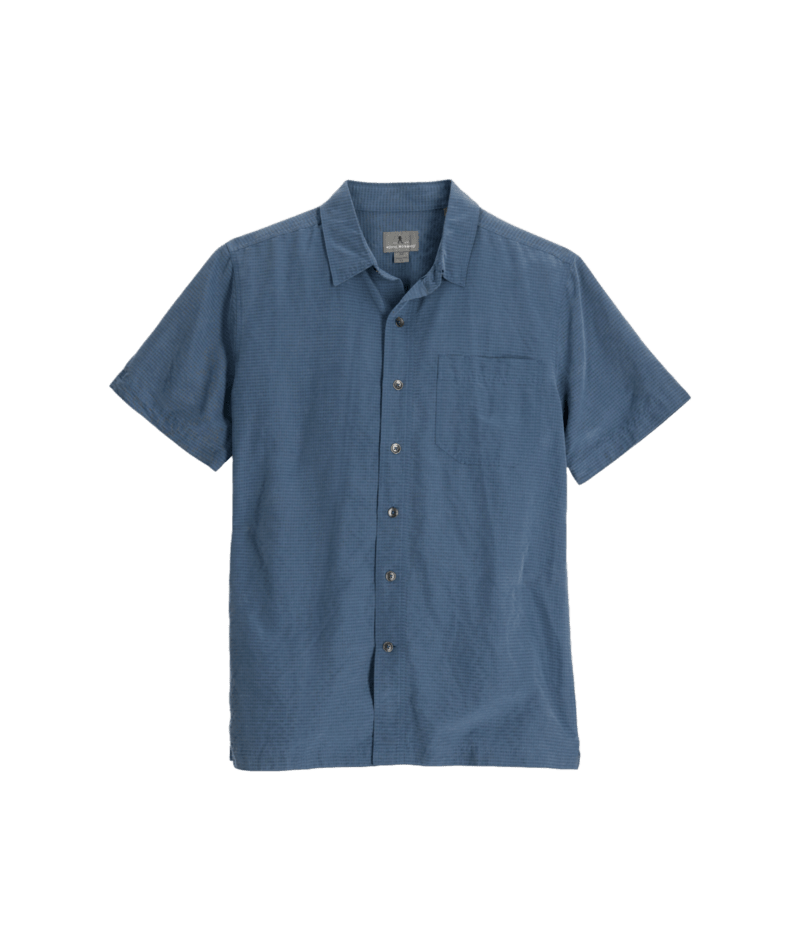 Royal Robbins Royal Robbins M's Desert Pucker Dry Short Sleeve (S26) Collins Blue S
