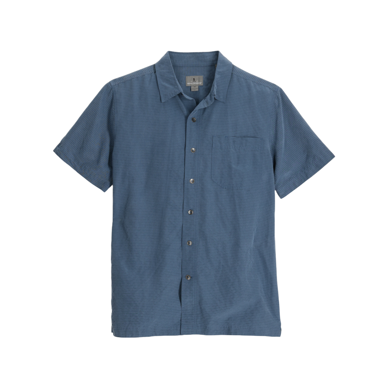 Royal Robbins Royal Robbins M's Desert Pucker Dry Short Sleeve (S26) Collins Blue S