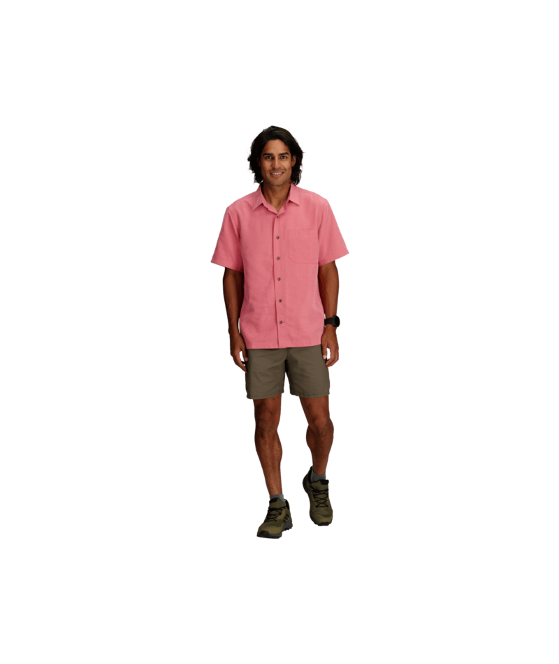Royal Robbins Royal Robbins M's Desert Pucker Dry Short Sleeve (S26) Dusty Cedar 3XL