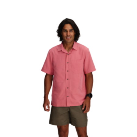 Royal Robbins Royal Robbins M's Desert Pucker Dry Short Sleeve (S26) Dusty Cedar XL