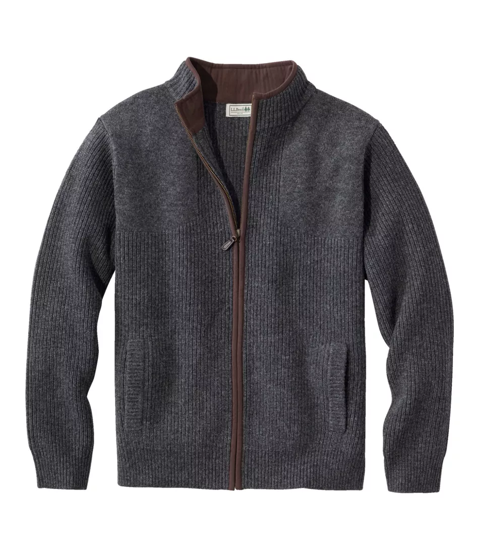 L.L. Bean M's Waterfowl Sweater Full Zip