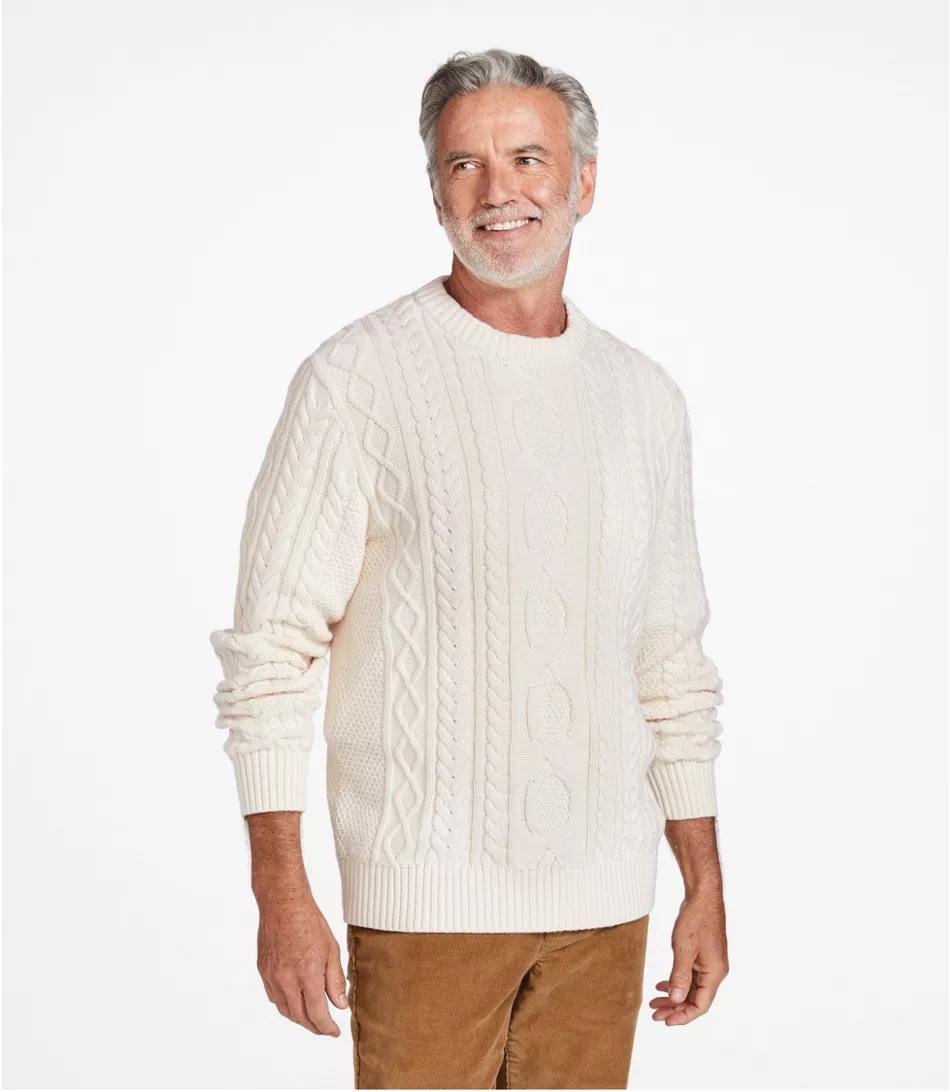 L.L. Bean M's Heritage Soft Fisherman Crew