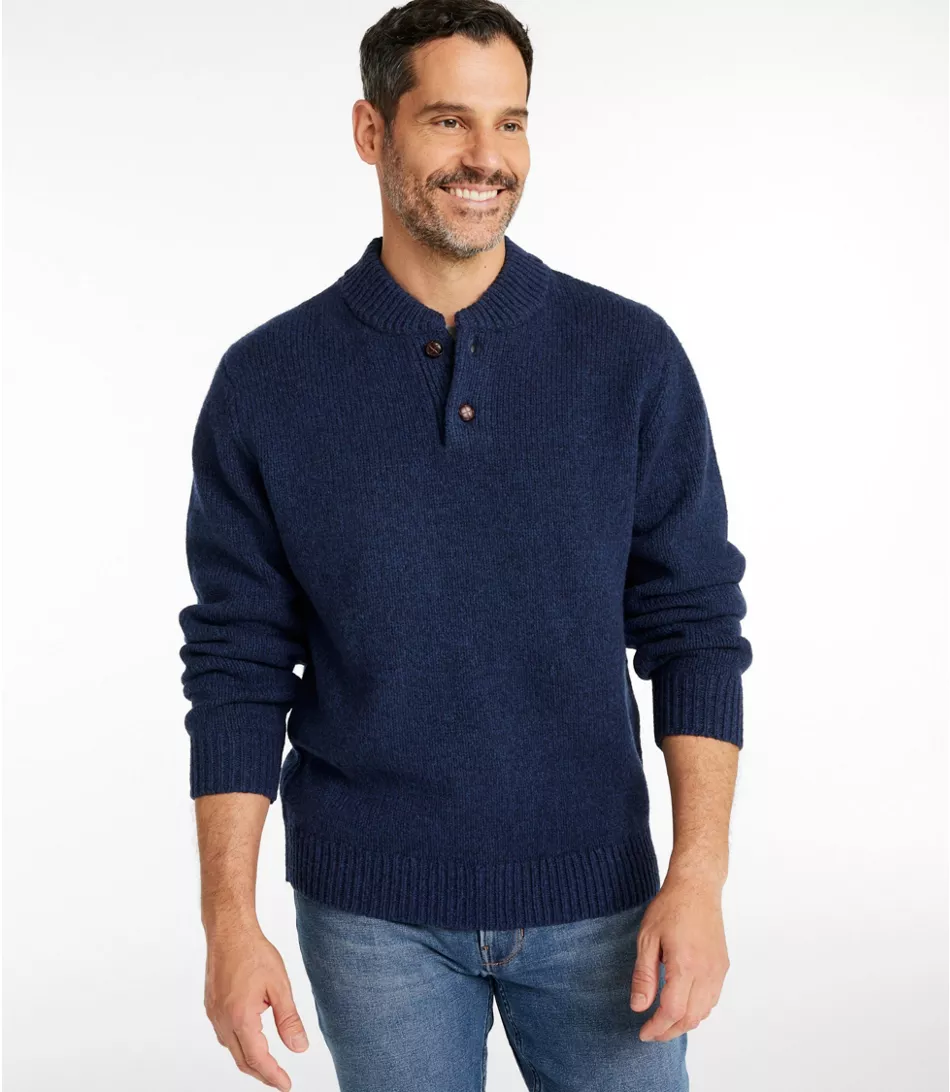 L.L. Bean M's Classic Raggwool Henley
