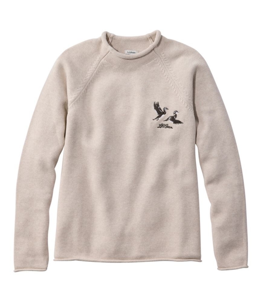 L.L. Bean L.L. Bean W's Double L Rollneck Novelty Sweater