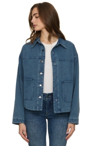 Flag & Anthem F & A W's Roslyn Denim Herringbone Jacket