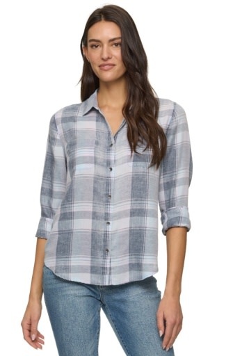 Flag & Anthem F & A W's Jessie LS Vintage Soft Classic Shirt