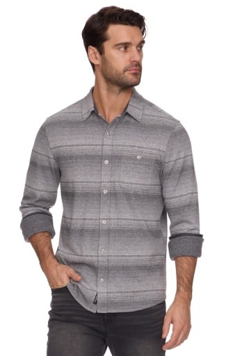 Flag & Anthem F & A M's Lawrenceville LS Hero Knit Flannel