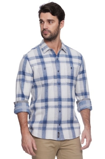 Flag & Anthem F & A M's Cordova LS Hero Knit Flannel