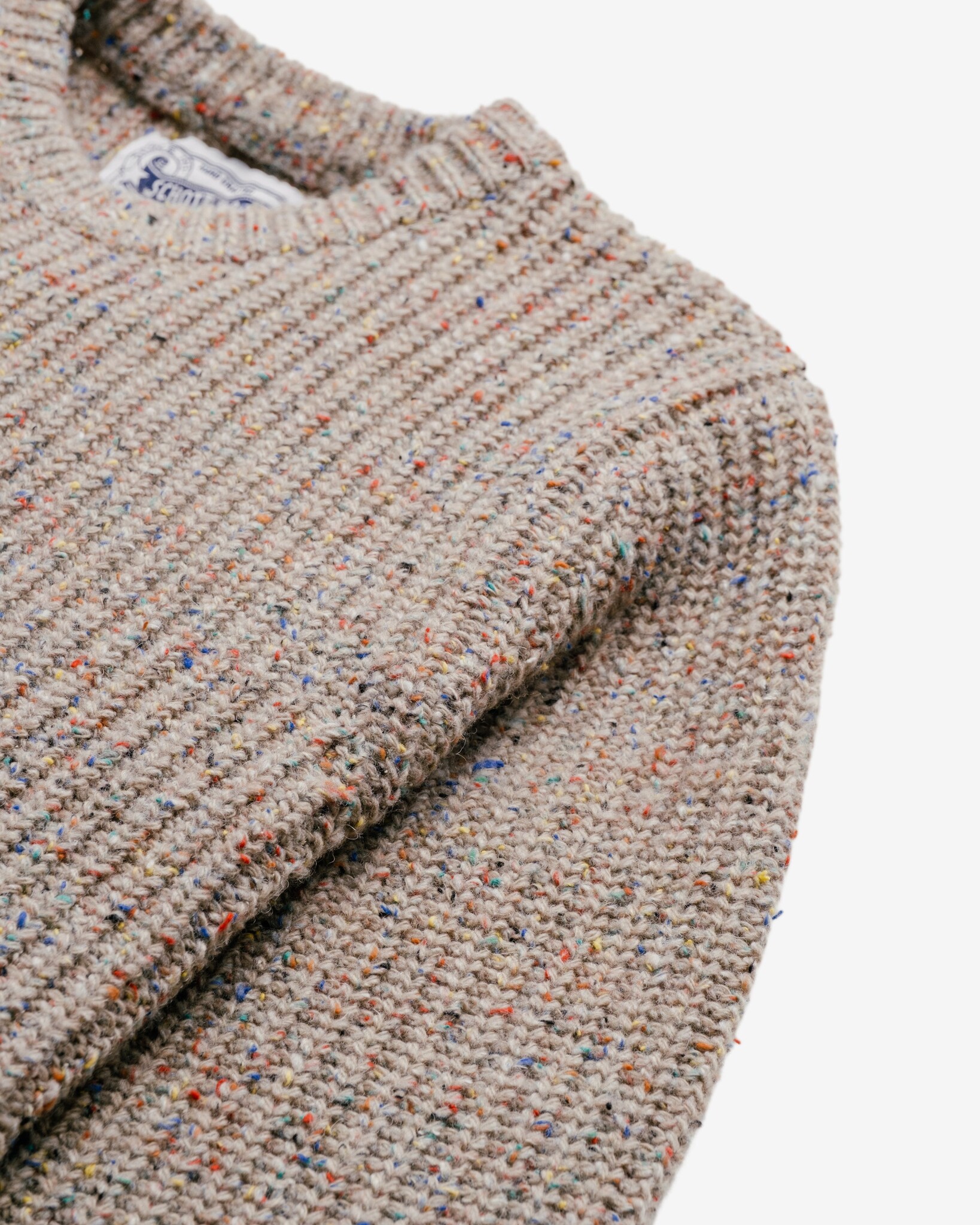 Schott M's Donegal Crewneck Sweater