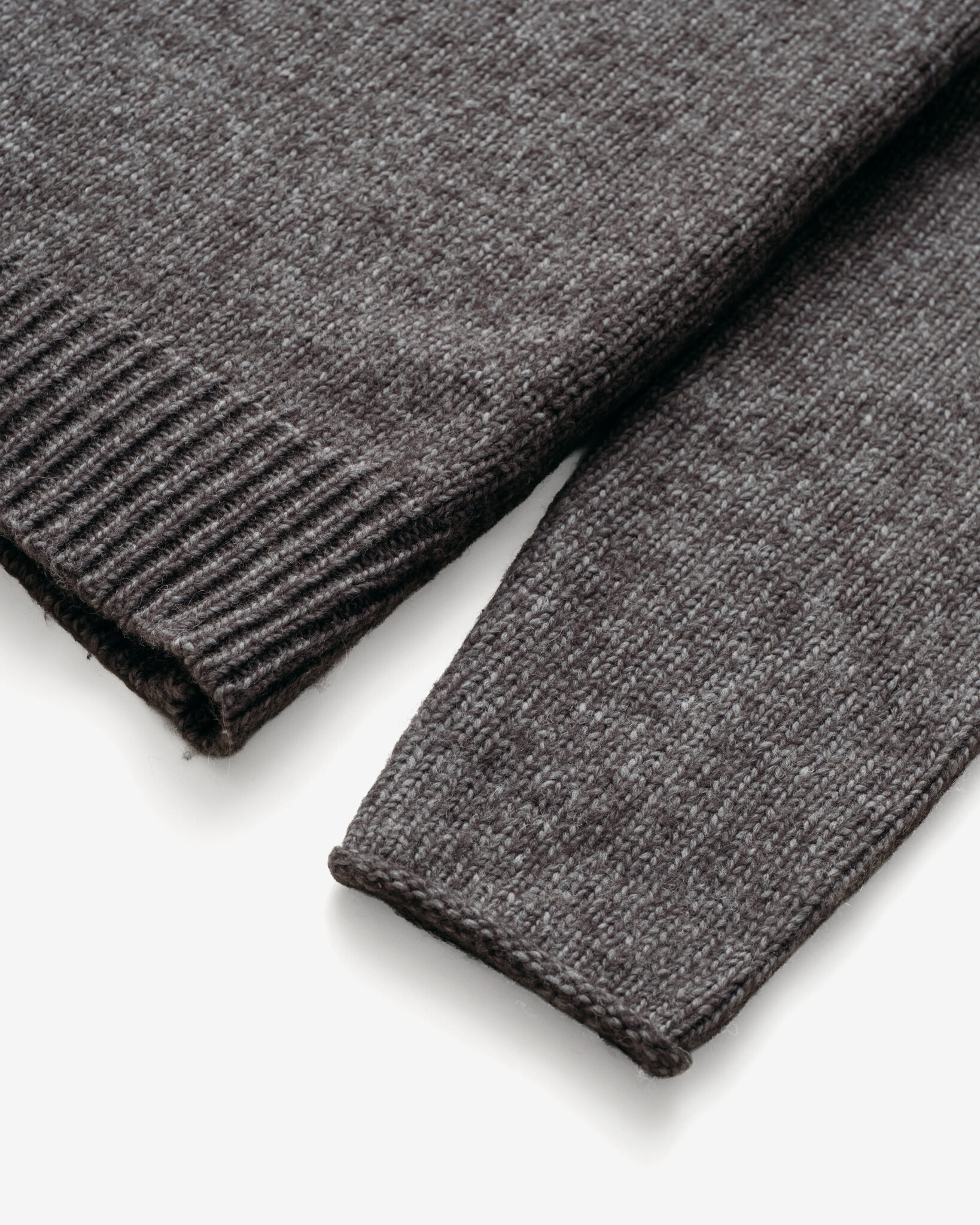Schott M's Midweight Tri-Blend Collar Sweater