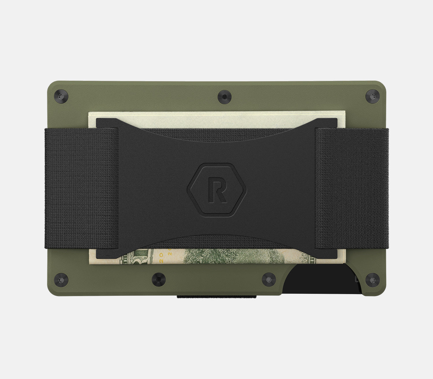 The Ridge The Ridge Wallet  Olive Titanium - Summit w/ Cash Strap