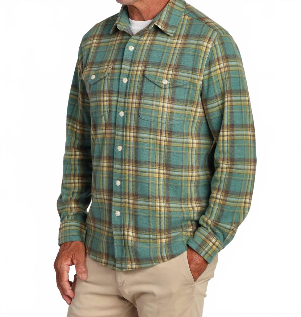 True Grit  Cedar Creek Plaid Sweater Shirt
