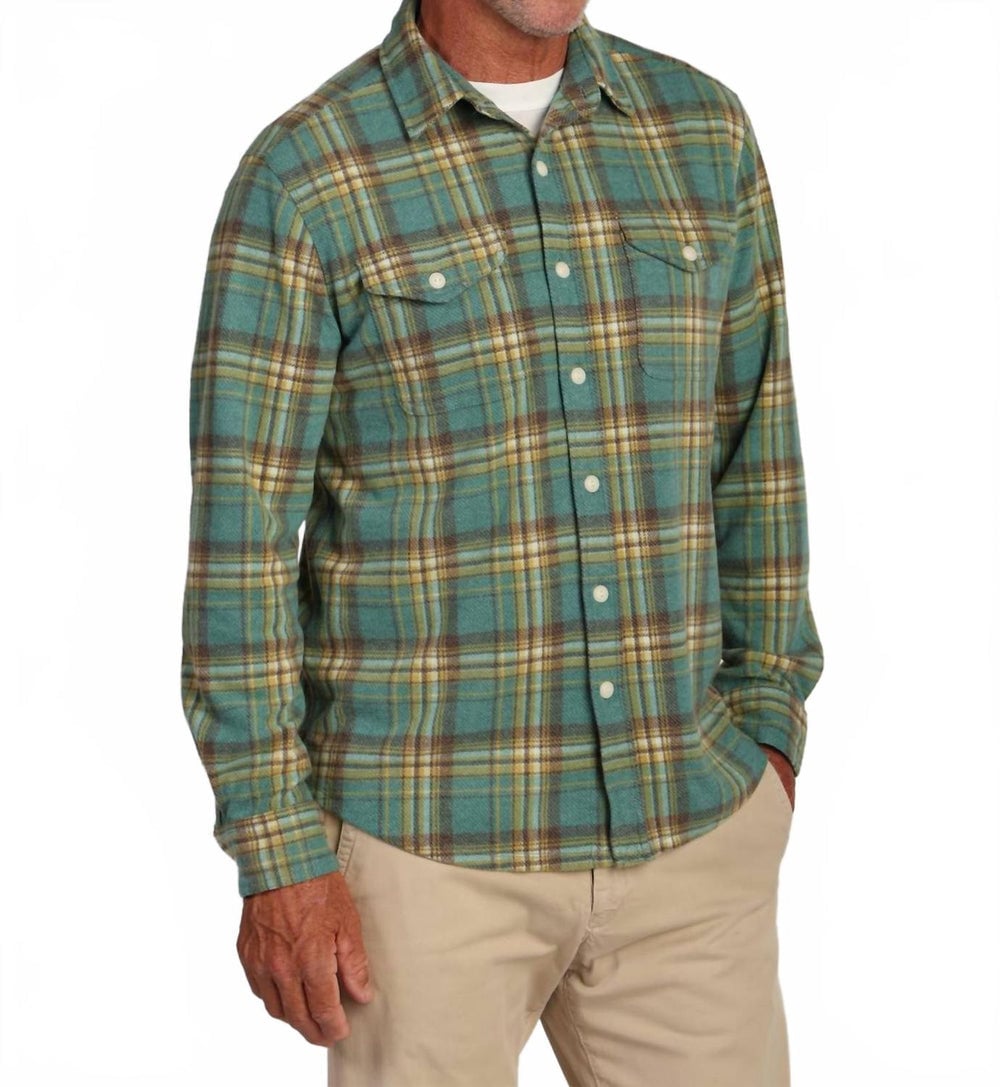 True Grit  Cedar Creek Plaid Sweater Shirt
