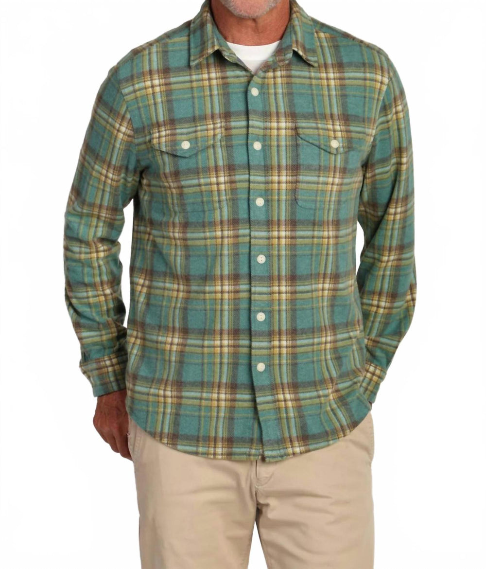 True Grit  Cedar Creek Plaid Sweater Shirt