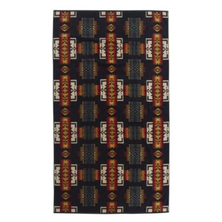 Pendleton Pendleton Oversized Jacquard Spa Towel Black (Y25)