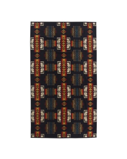 Pendleton Pendleton Oversized Jacquard Spa Towel Black (Y25)