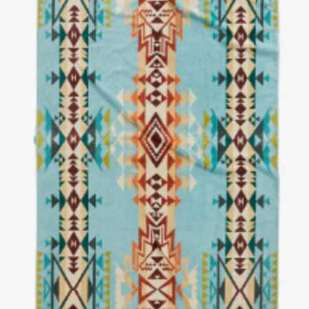 Pendleton Pendleton Oversized Jacquard Spa Towel Highland Peak Aqua (Y25)