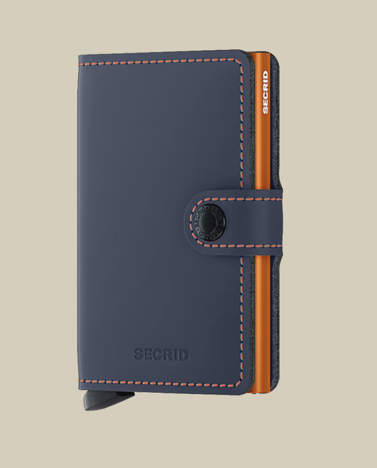 Secrid Secrid Miniwallet Nightblue & Orange