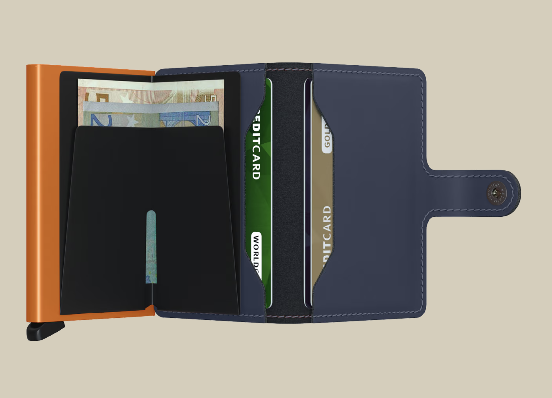 Secrid Secrid Miniwallet Nightblue & Orange