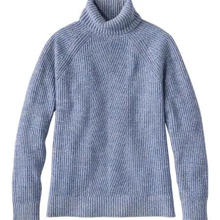 L.L. Bean W's Mariner Shaker Turtleneck Sweater