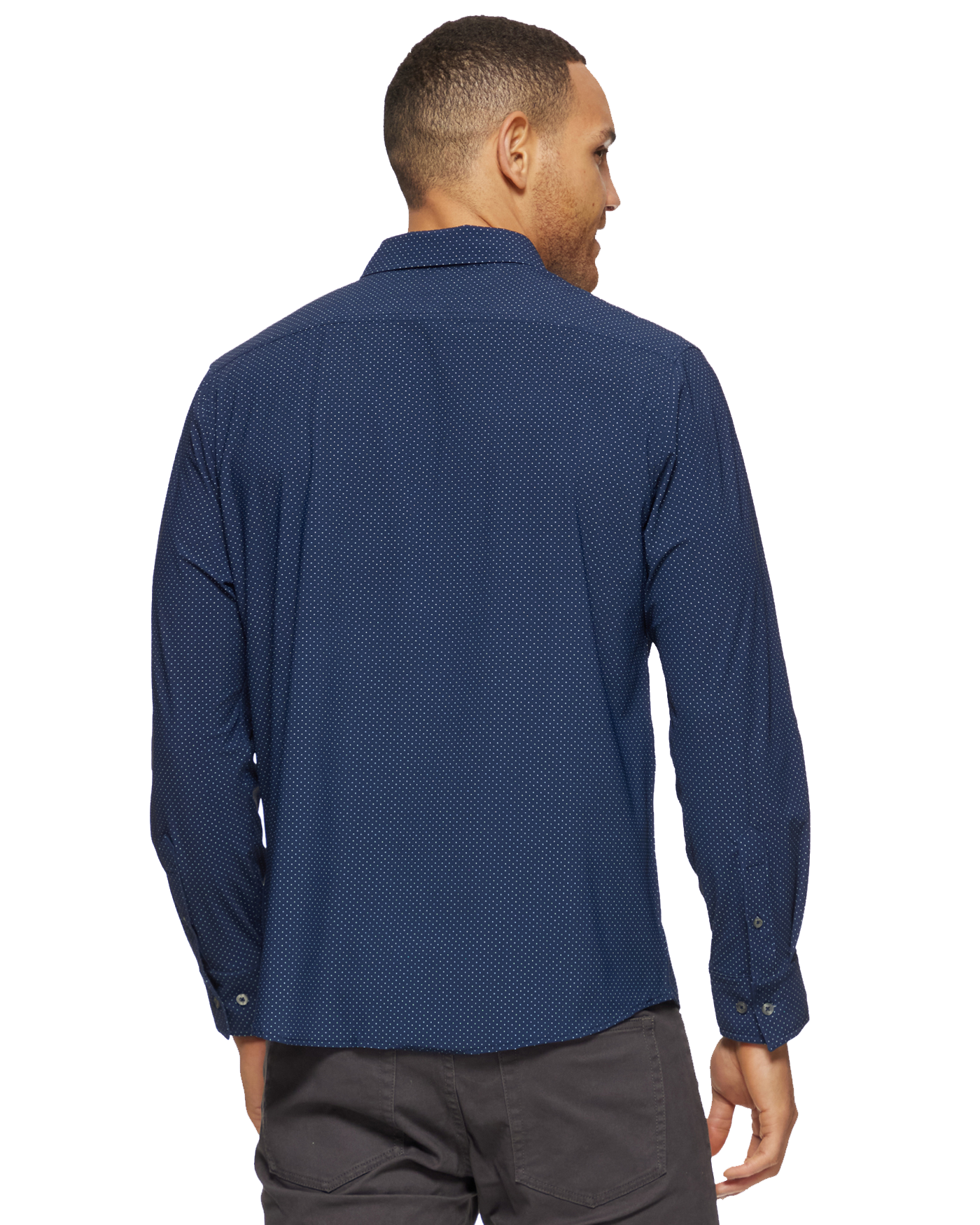 Flag & Anthem M's Loretto LS Dot Print Shirt